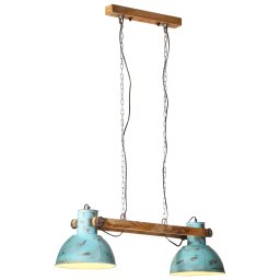Lampa suspendata 25 W, albastru uzat, 85x28x109 cm, E27 GartenMobel Dekor
