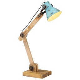 Lampa de birou 25 W, albastru uzat, 23x18x96 cm, E27 GartenMobel Dekor