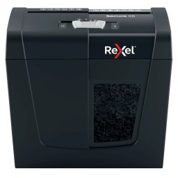 Distrugator documente manual REXEL SECURE X6, P4, cross-cut(confeti), 6 coli, 10l