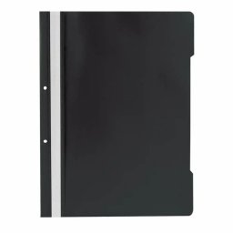 Dosar plastic cu doua gauri, A4, 25 bucati/set, negru