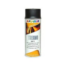Vopsea spray rezistenta la temperatura DUPLI-COLOR Thermo 800°C, negru, 400ml