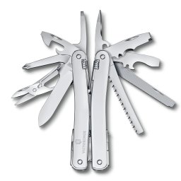 Multifunctional Swiss Tool Spirit MX Victorinox 3.0224.MN, 24 Functii, Otel, Teaca Nylon