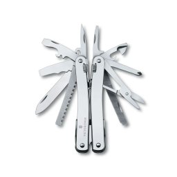 Multifunctional Swiss Spirit X Victorinox 3.0224.L, 24 Functii, Otel, Teaca Piele