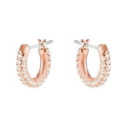 Swarovski Cercei 'Dextera' auriu - roz / argintiu / transparent