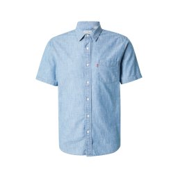 LEVI'S ® Cămașă 'Short Sleeve Sunset One Pocket Standard Fit Shirt' albastru denim