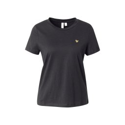VERO MODA Tricou 'VMVIVA' galben muștar / negru