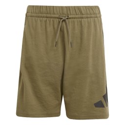 ADIDAS SPORTSWEAR Pantaloni sport 'Essentials' kaki / negru