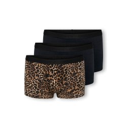 ONLY GIRLS Chiloţi 'KOGLOLA' maro caramel / maro cappuccino / negru