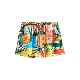 Next Pantaloni azur / galben / verde închis / portocaliu închis