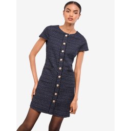 Lipsy Rochie tricotat albastru marin