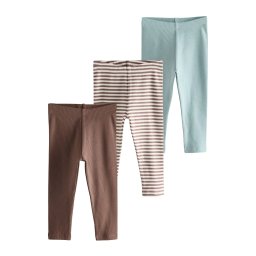 Next Leggings bej deschis / azuriu / ciocolatiu / maro închis
