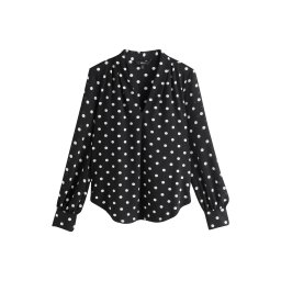 Next Bluză negru / alb