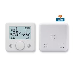 Termostat Centrala Termica inteligent WIFI control Vocal Wirelress Tuya, Histerezis 0.1 Grade, Volt Romania