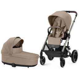 Carucior Balios S Lux Cybex 2 in 1 TPE, Almond Beige