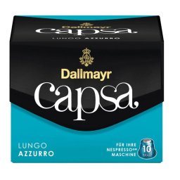 Capsule Cafea Dallmayr Capsa Lungo Azzurro, compatibil Nespresso, 10 capsule, 56 gr.