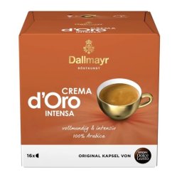 Aluminiu Dallmayr Capsa Crema d’Oro Intensa,10 caps, Compatibile Nespresso, 56gr.