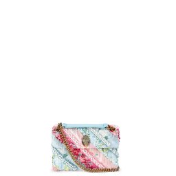 KURT GEIGER Geantă Md Kensington Fringes 5384086609 86-blue/pal c