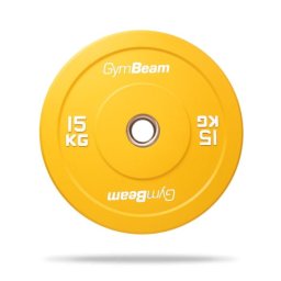GymBeam Placă de cauciuc Bumper 51 mm 15 kg