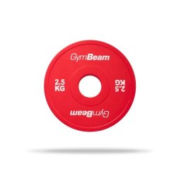 GymBeam Placă fracțională cauciucată 51 mm 2.5 kg
