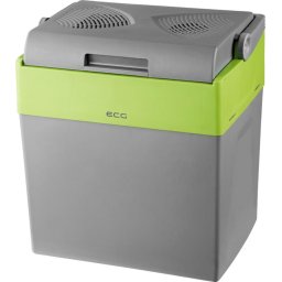 Lada frigorifica auto cu functie de incalzire si racire ECG AC 3022 HC Dual, 28 L, 12V, 230V, mod ECO, Gri/Verde