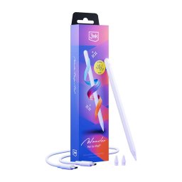 Stylus Pen Stylus Pen pentru iPad, Palm Rejection, Bluetooth - 3mk Wonder Pen - White