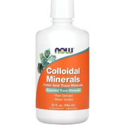 Minerale Coloidale cu Acid Fulvic - NOW Foods - 946 ml