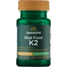 Natural Vitamin K2 - Swanson - 30 capsule - 200 mcg
