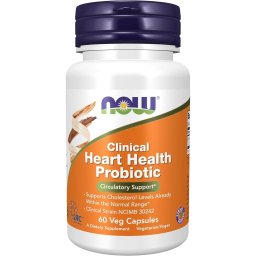 Probiotic Reuteri pentru Sanatatea Inimii si Colesterol - Clinical Heart Health - NOW Foods - 60 capsule