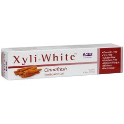 Pasta de Dinti Fara Fluor cu Xylitol - XyliWhite cu Ulei de Tea Tree - Now Foods - 181 grame, Scorțișoară