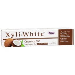 Pasta de Dinti Fara Fluor cu Xylitol - XyliWhite cu Ulei de Tea Tree - Now Foods - 181 grame, Ulei de Cocos