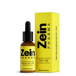 Vitamina D3 cu Vitamina K2 Picaturi - Zein Pharma, 200 UI picătură - copii