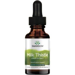 Ciulin de Lapte - Extract Lichid - Tinctura de Armurariu - Swanson 2000 mg