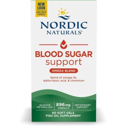 Omega Blood Sugar - Suport Glicemic cu Acid Alfa Lipoic si Crom - Nordic Naturals - 60 capsule