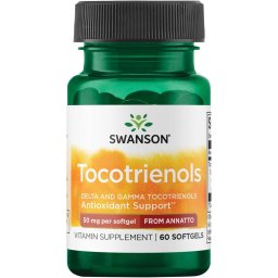 Tocotrienols pentru Protectie Antioxidanta si Celulara - Swanson - 60 capsule, 50 mg