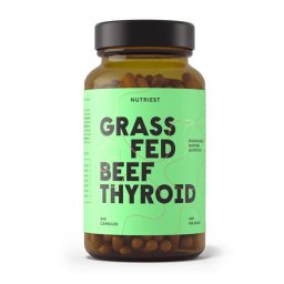 Tiroida Bovina Liofilizata Grass Fed - Nutriest - 240 capsule