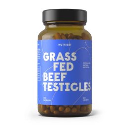 Testicule Liofilizate de Vitel - Grass Fed Beef Testicles - Nutriest - 240 Capsule