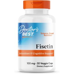 Fisetina cu Novusetin pentru Longevitate si Protectie Celulara - Doctor's Best - 100 mg - 30 Capsule