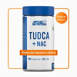 TUDCA NAC Acid Tauroursodeoxicolic cu N-Acetilcisteina pentru Detoxifiere si Protectie Hepatica - Applied Nutrition - 90 capsule