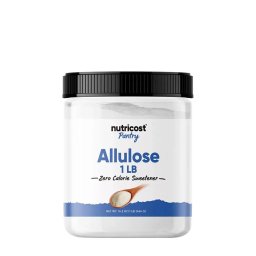 Aluloza Indulcitor Prebiotic Pudra fara Zahar - Nutricost - 454 grame