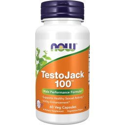 TestoJack 100 cu ZMA si Tribulus - Now Foods, 60 capsule