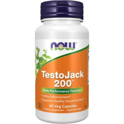 TestoJack 200 Stimulent Testosteron - Now Foods, 200 - 60 capsule