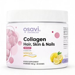 Colagen Peptide pentru Par, Unghii si Piele - Osavi - 150 grame, Lămâie