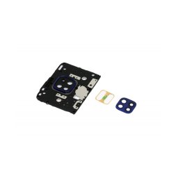 Geam Camera Set Motorola Moto G9 Play Albastru