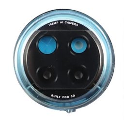 Geam Camera Xiaomi Mi 10 5G Albastru, Set