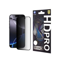 Geam Soc Protector Privacy Full Glue iPhone 16 Pro Max, iPhone 17 Pro Max