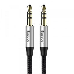 Cablu Audio 3.5mm - 3.5mm Baseus Yiven M30, 1.5m, Negru CAM30-CS1