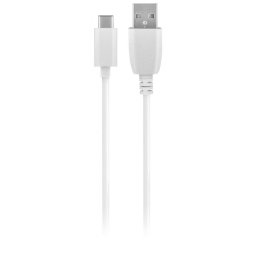 Cablu Date si Incarcare USB-A - USB-C MaXlife, 20W, 3m, Alb