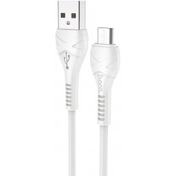 Cablu Date si Incarcare USB-A - microUSB HOCO X37, 18W, 1m, Alb
