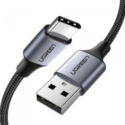 Cablu Date si Incarcare USB-A - USB-C UGREEN US288, 18W, 1m, Negru