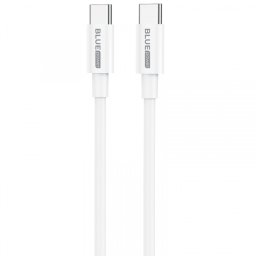 Cablu Date si Incarcare USB-C - USB-C BLUE Power BBX44, 100W, 1m, Alb